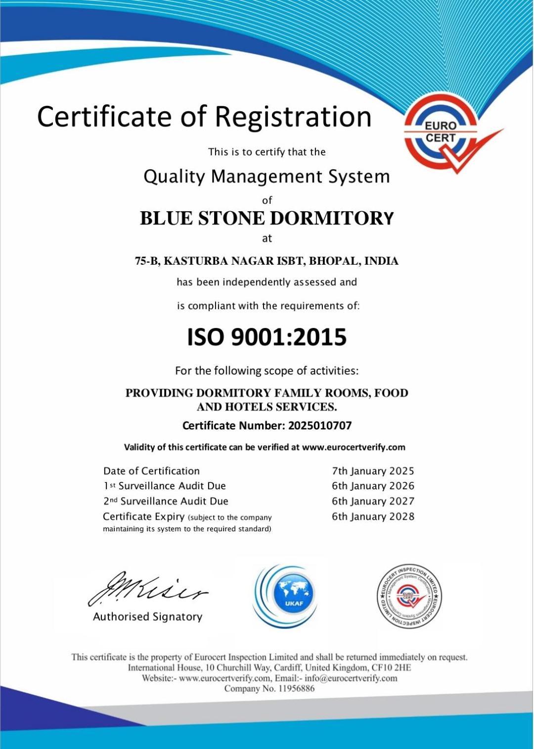 Blue Stone Dormitory 博帕尔 外观 照片
